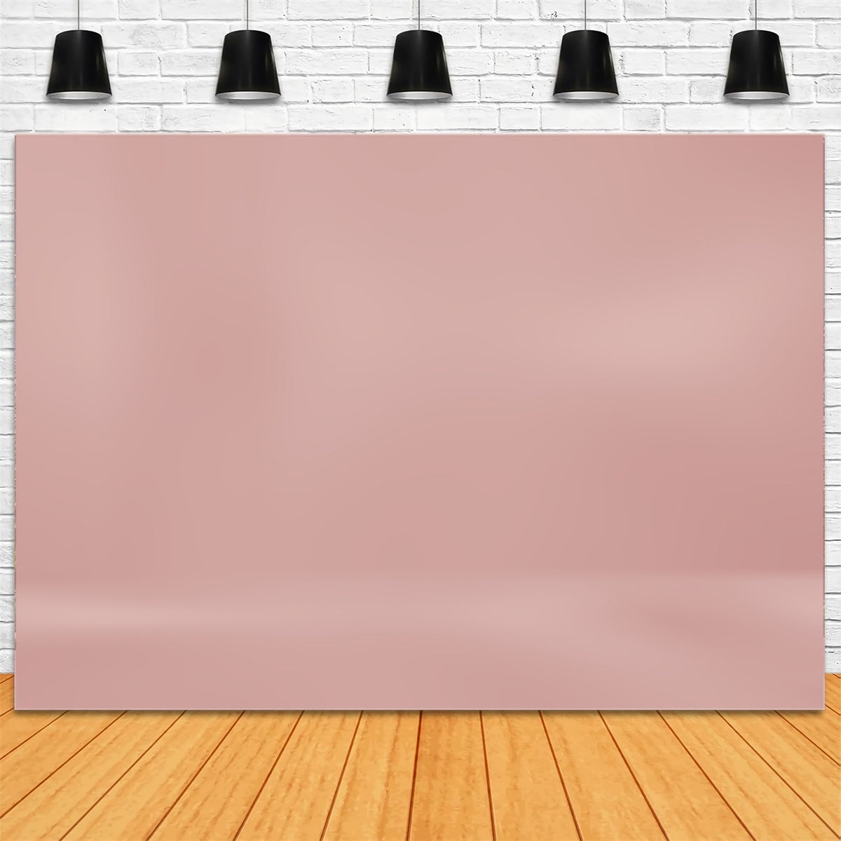Toile de Fond Photo Rose Minimaliste Rose Clair GTY3-319