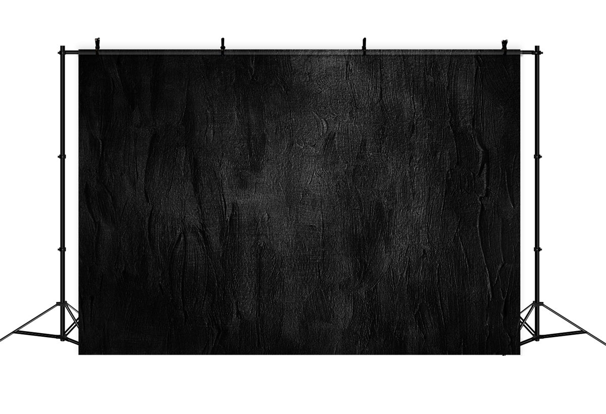 Toile de Fond Photo Noire Texturée Noir Mat GTY3-326