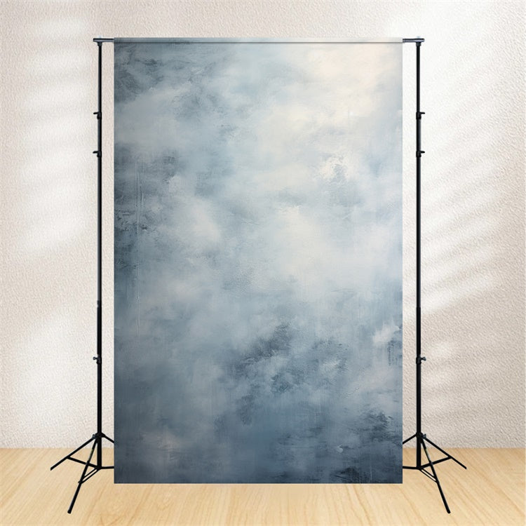 Toile de Fond Bleue Dégradé Bleu Fumé GTY3-341