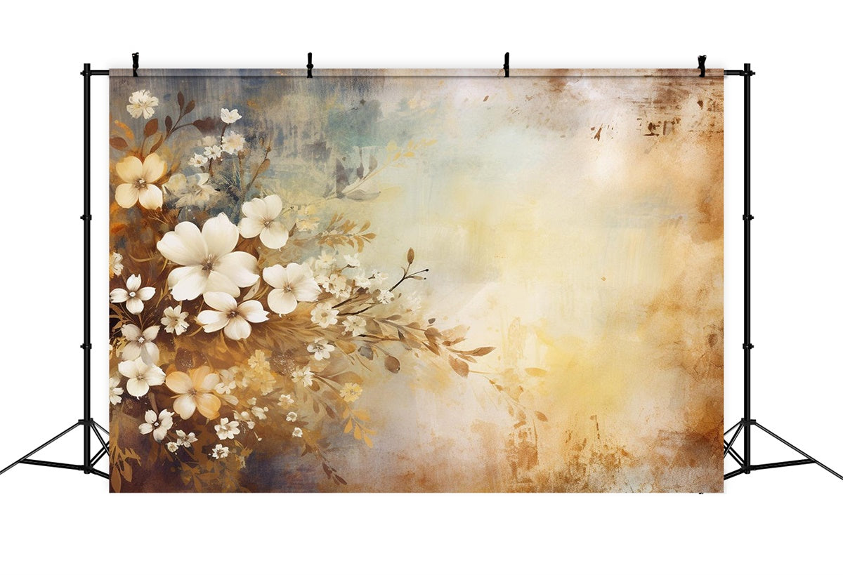 Toile de Fond Photo de Tête Floral Rustique Dégradé GTY3-347
