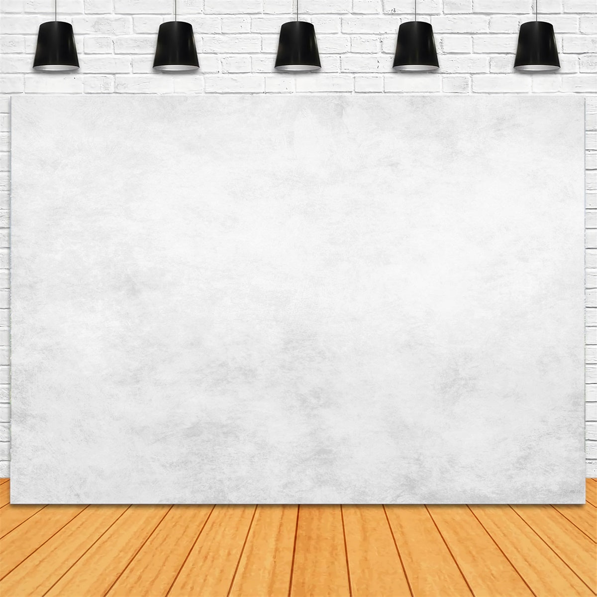 Toile de Fond Grise Clair Neige Cendre Douce GTY3-367