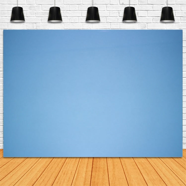 Toile de Fond Photo Scolaire Azure Clair Ton Mat GTY3-371