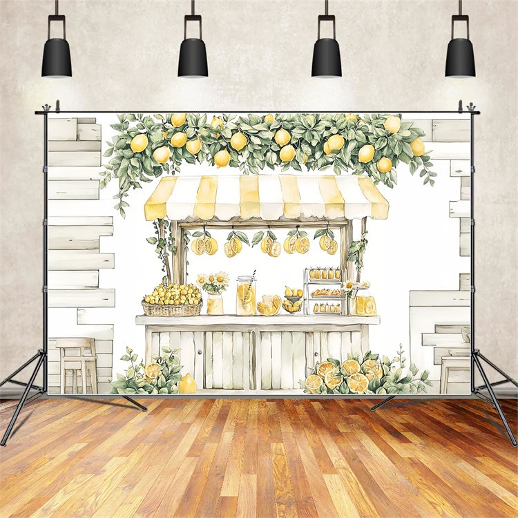 Toile de fond Été Stand de Limonade Rustique GTY3-392