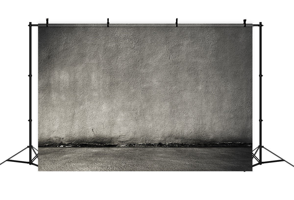 Toile de fond Grise Photographie Stuc Gris Délavé Rustique GTY3-88