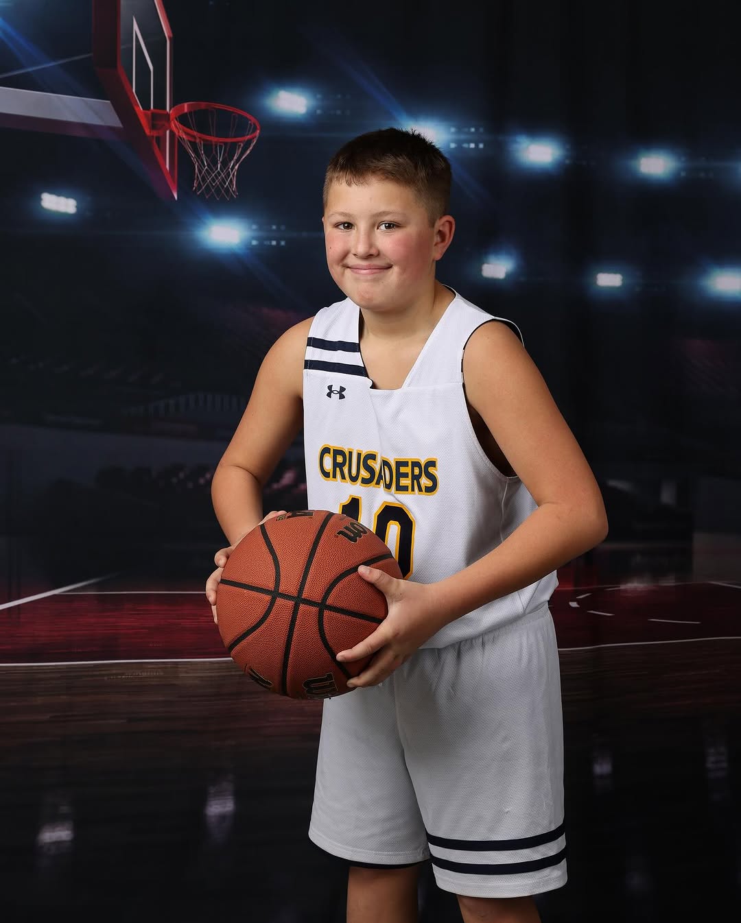 Toile de fond de terrain de basket-ball Sport photographie fond G-312