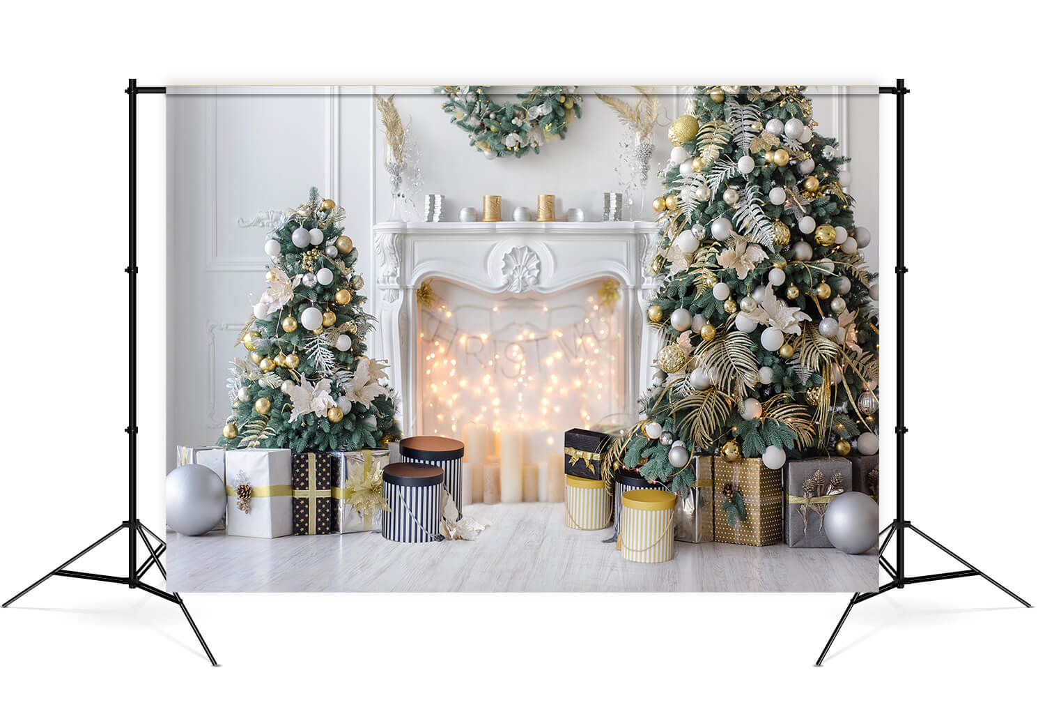 Toile de Fond Noël Neige Chambre Decor Photo KAT-57