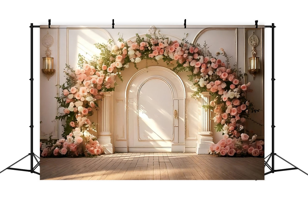 Toile de fond Animal de compagnie Douce Arche Florale Blush LXX1-253