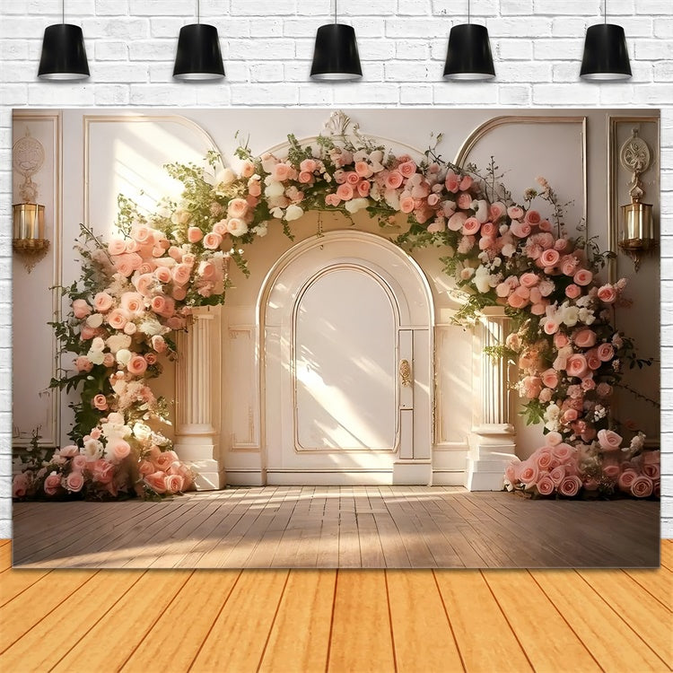 Toile de fond Animal de compagnie Douce Arche Florale Blush LXX1-253