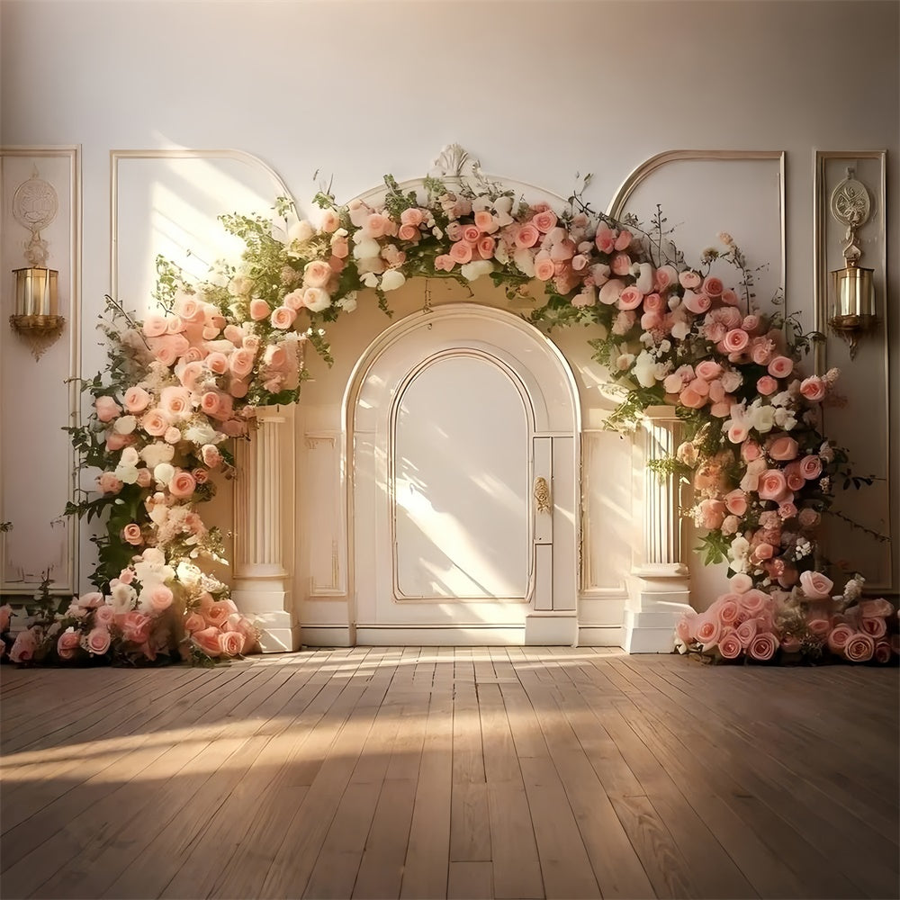 Toile de fond Animal de compagnie Douce Arche Florale Blush LXX1-253