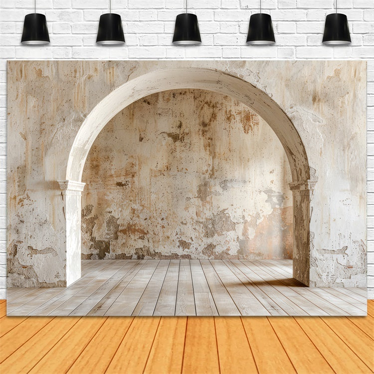 Toile de fond Animal Familier Mur Ancien Arche Rustique LXX1-256