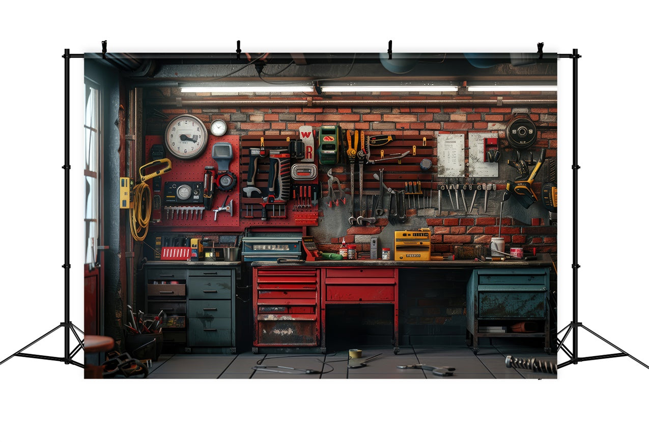 Toile de fond Animal de compagnie Mur Outils Garage Moderne LXX1-268