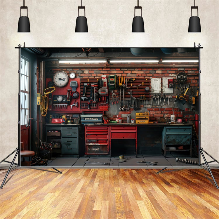 Toile de fond Animal de compagnie Mur Outils Garage Moderne LXX1-268