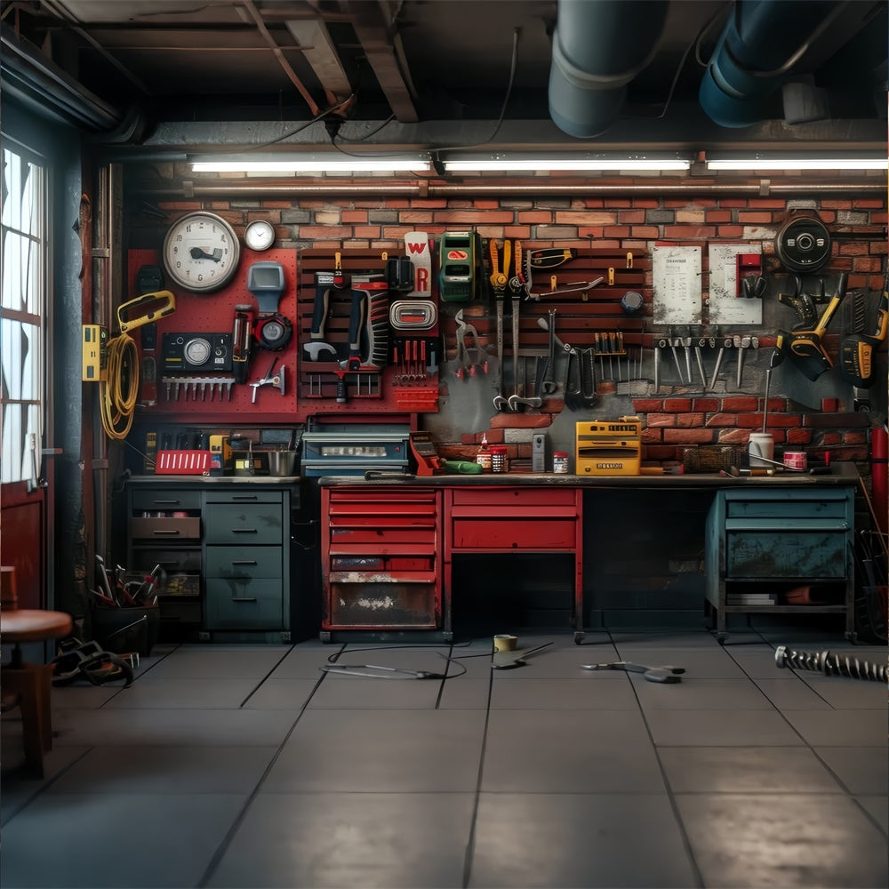 Toile de fond Animal de compagnie Mur Outils Garage Moderne LXX1-268