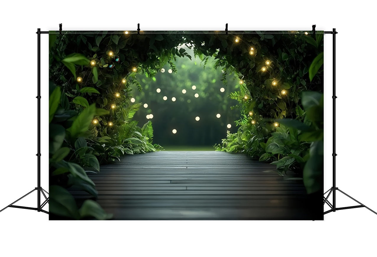Fond Animal de compagnie Verdure Luxuriante Lumières Étincelantes LXX1-270