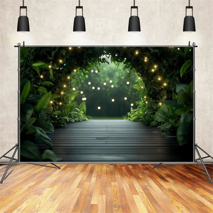 Fond Animal de compagnie Verdure Luxuriante Lumières Étincelantes LXX1-270
