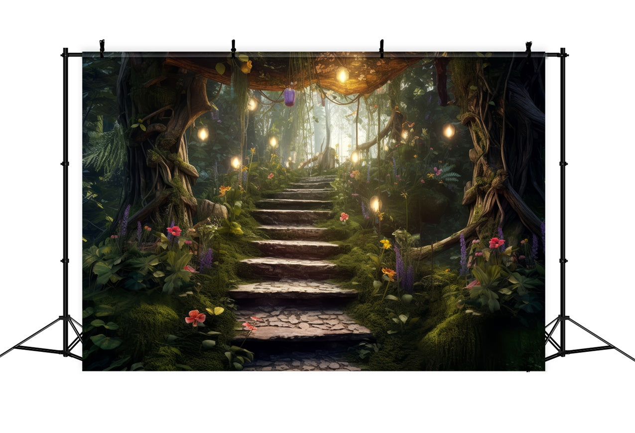 Toile de fond Animal de compagnie Marches Enchantées Forêt Féerique LXX1-273