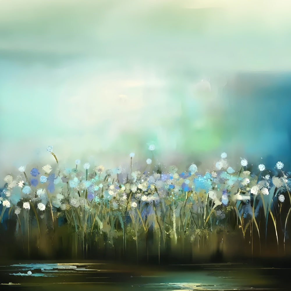 Toile de fond Animal de compagnie Prairie de Fleurs Sauvages LXX1-299