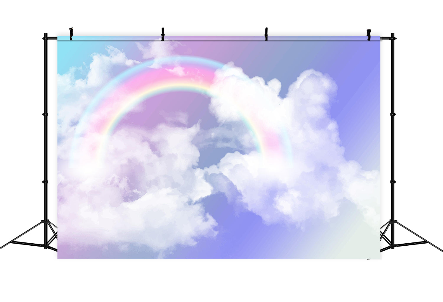 Toile de fond Arc-en-ciel Nuage Ciel Doux Nuages Cotonneux LXX1-326