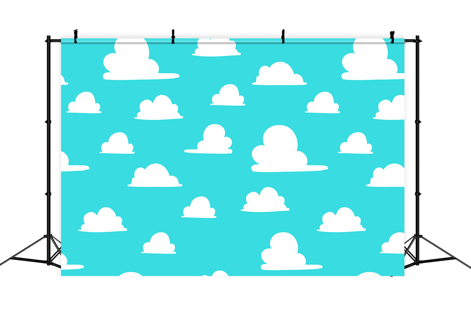 Toile de fond Ciel Bleu Cartoon Nuage Blanc LXX1-346