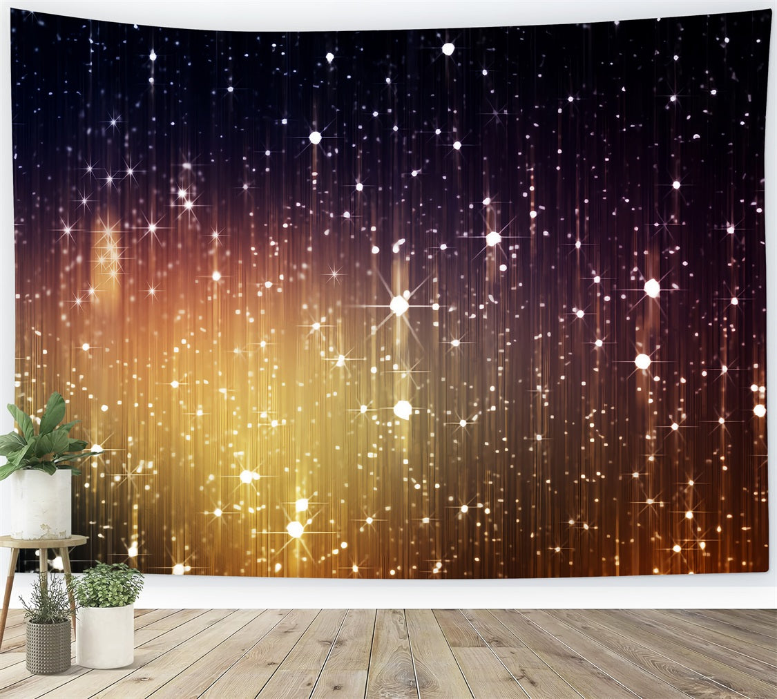 Toile de fond Nuit Ciel Étoilé Brillance Radieuse LXX1-349