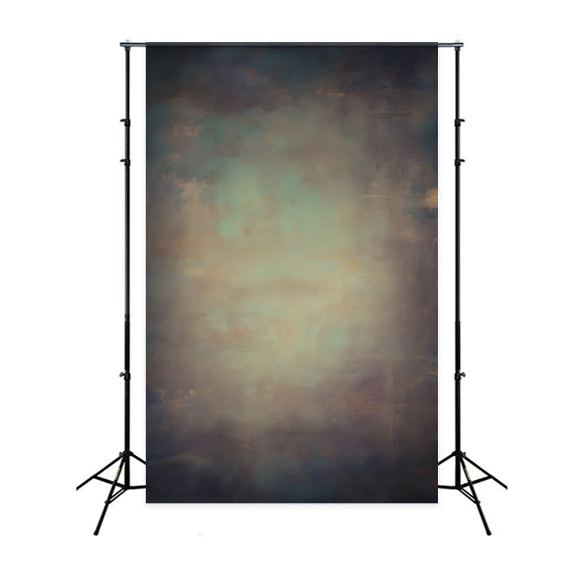 Toile de fond Abstraite Brume Crépuscule Cyan Élégant LXX1-378