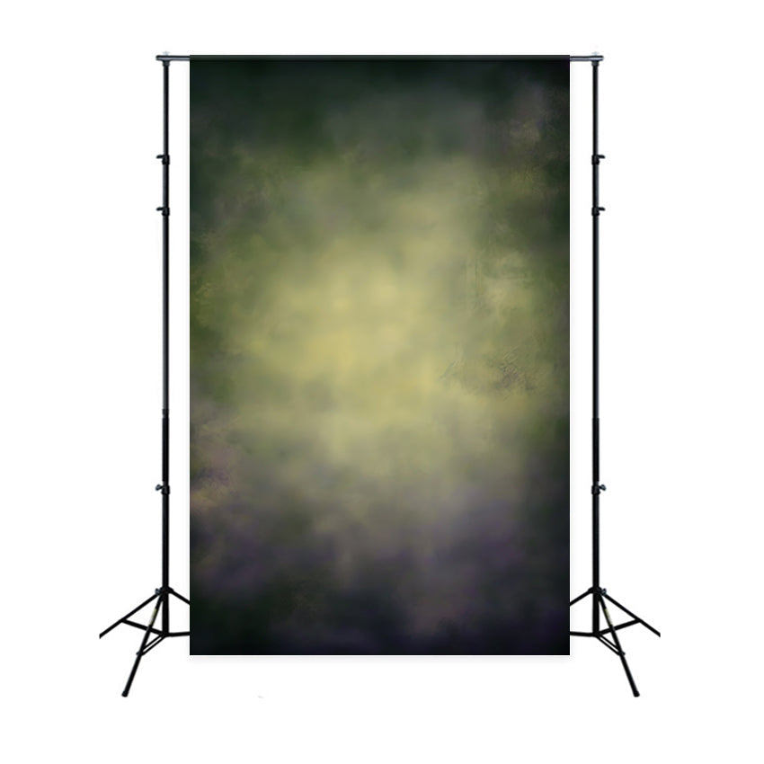 Fond Vert Abstrait Brume Profonde LXX1-396