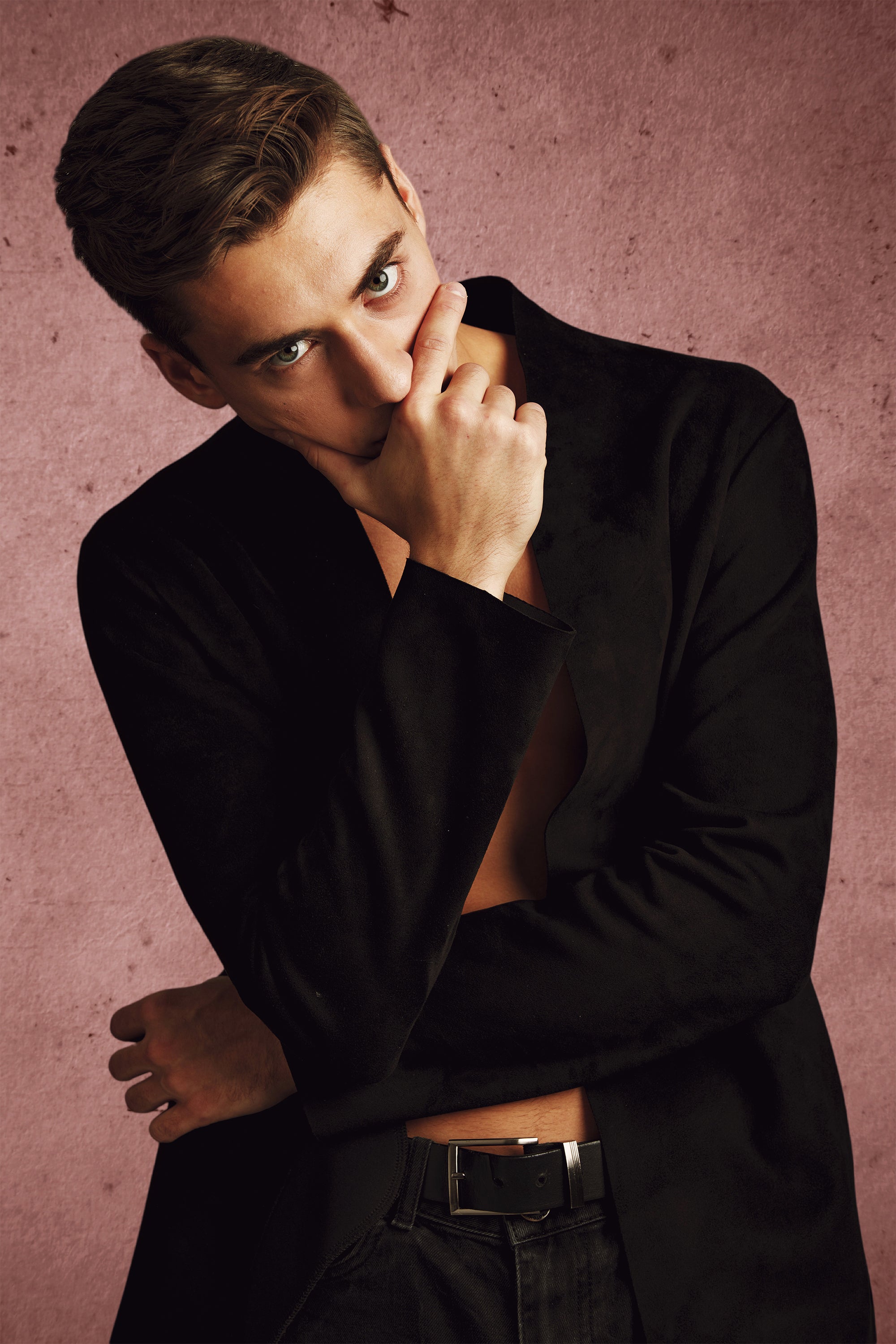 Toile de fond Texturée Vintage Mur Marron Vieilli LXX1-414