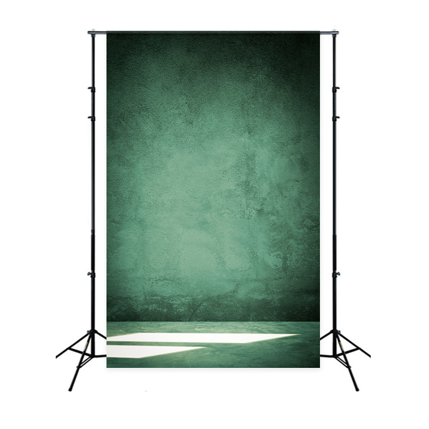 Fond Vert Abstrait Texturée Mur Ombres Émeraude LXX1-431