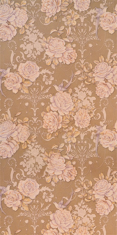 Toile de fond Sweep Beaux-Arts Floral Vintage Beige Doux LXX2-270
