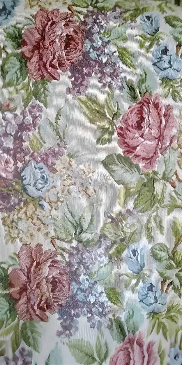 Toile de fond Sweep Photo Florale Rose Brodée Chic LXX2-292