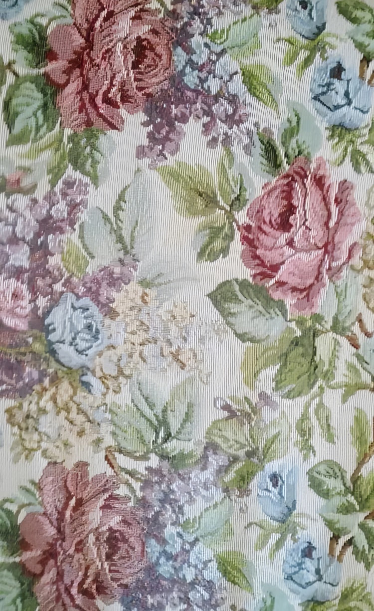 Toile de fond Sweep Photo Florale Rose Brodée Chic LXX2-292