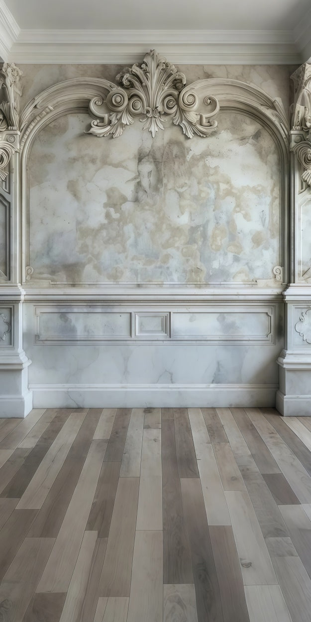 Toile de fond Sweep Mur Vintage Opulent Mur Sculpté en Marbre LXX2-294