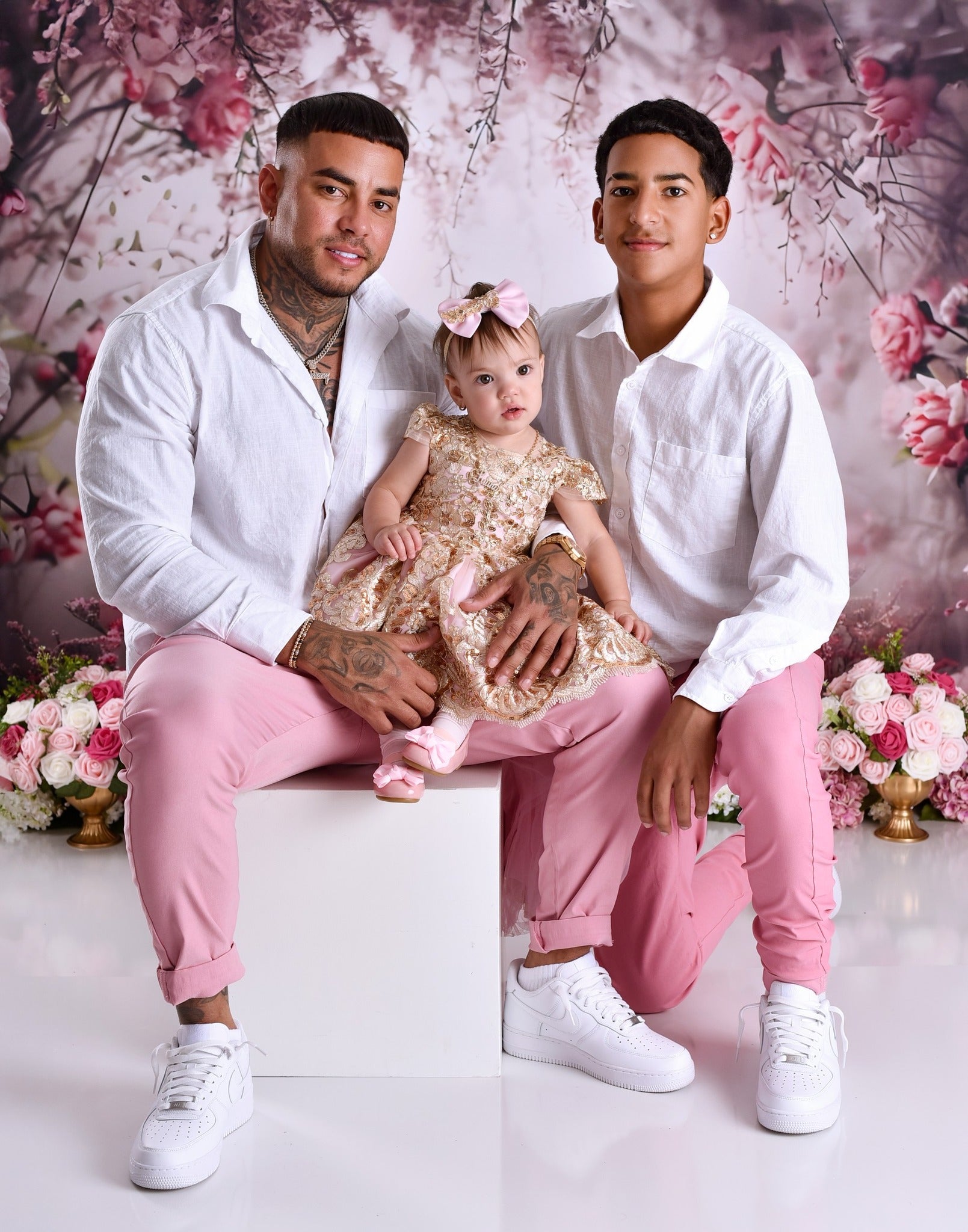 Toile de fond Printemps Brume Rose Douce Rêveuse LXX2-50