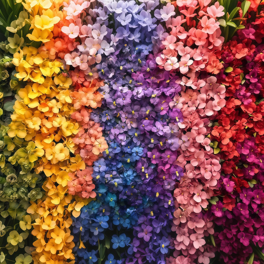 Toile de fond Fête des Mères Mur Floral Coloré LXX3-44