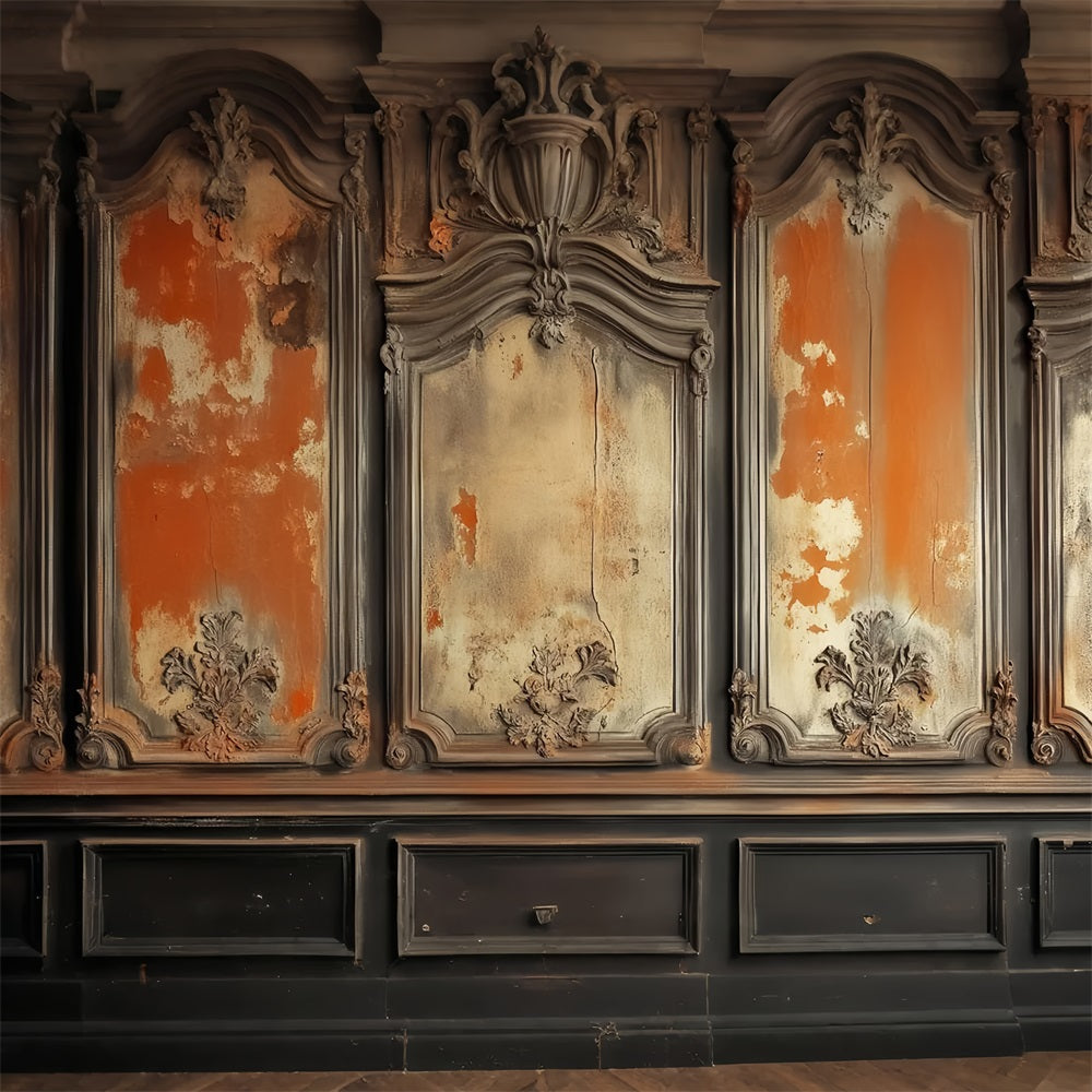 Toile de fond victorienne Texture murale rustique antique Toile de fond murale vintage LXX510-104