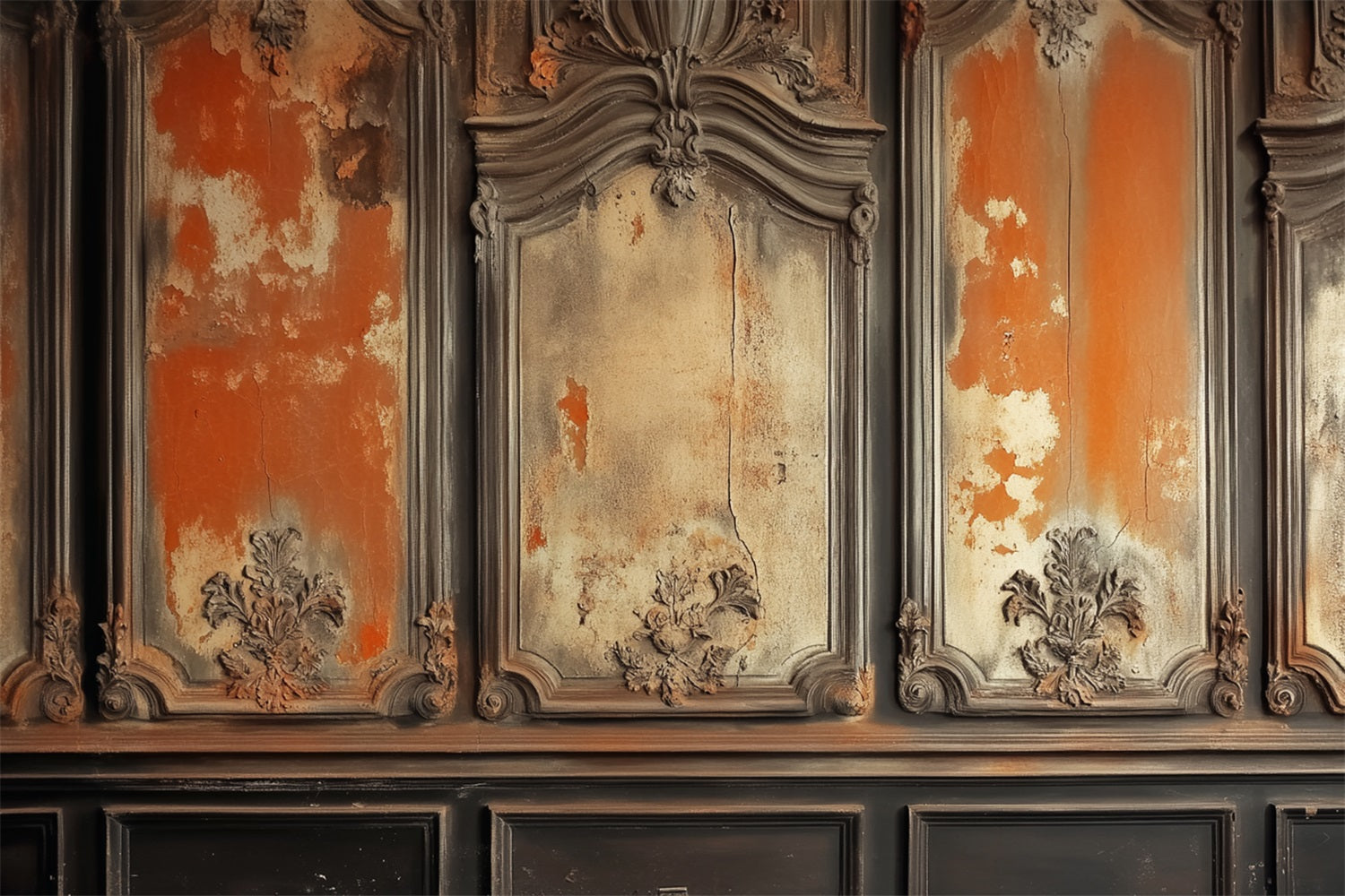 Toile de fond victorienne Texture murale rustique antique Toile de fond murale vintage LXX510-104