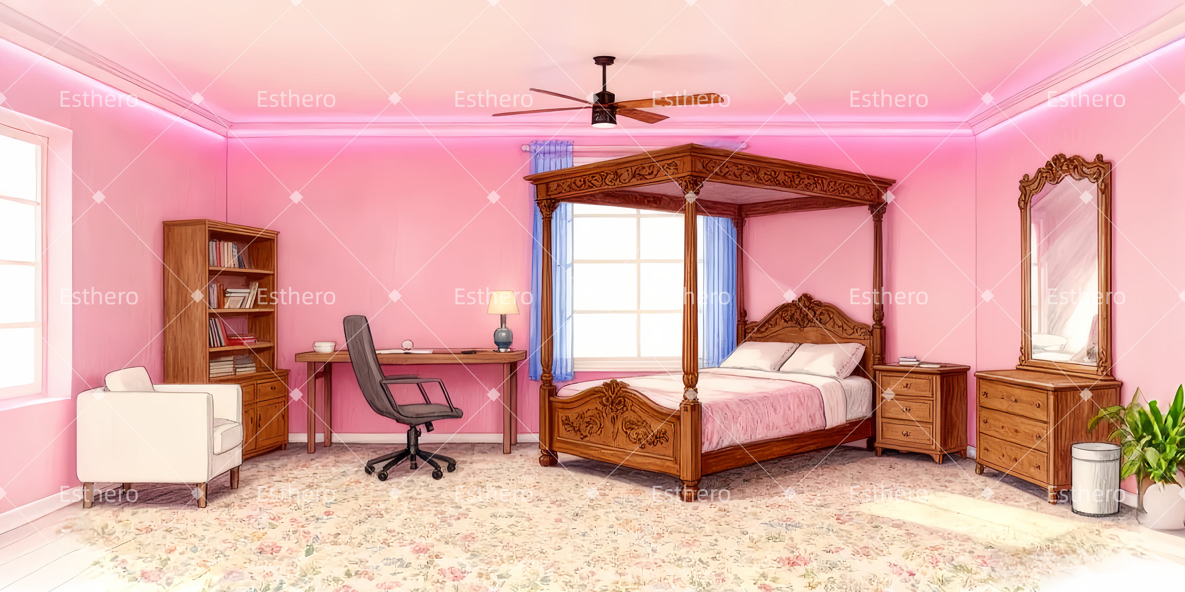 Fond de Scene Theatre Chambre De Tracy LXX510-T29