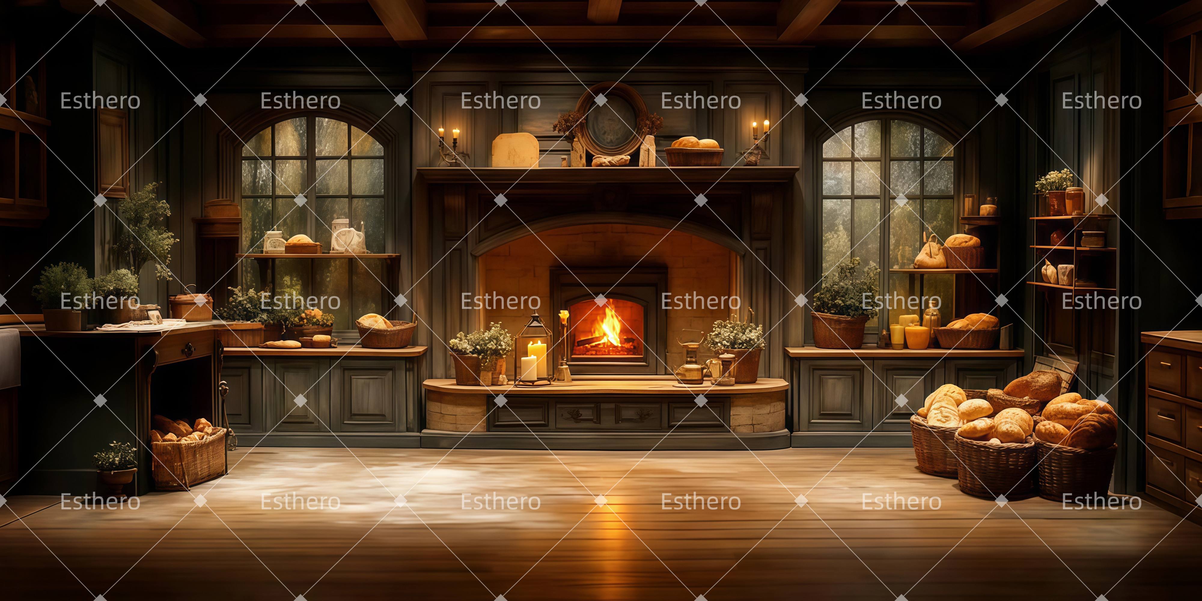 Fond de Scène Boulangerie Douillette LXX510-T54