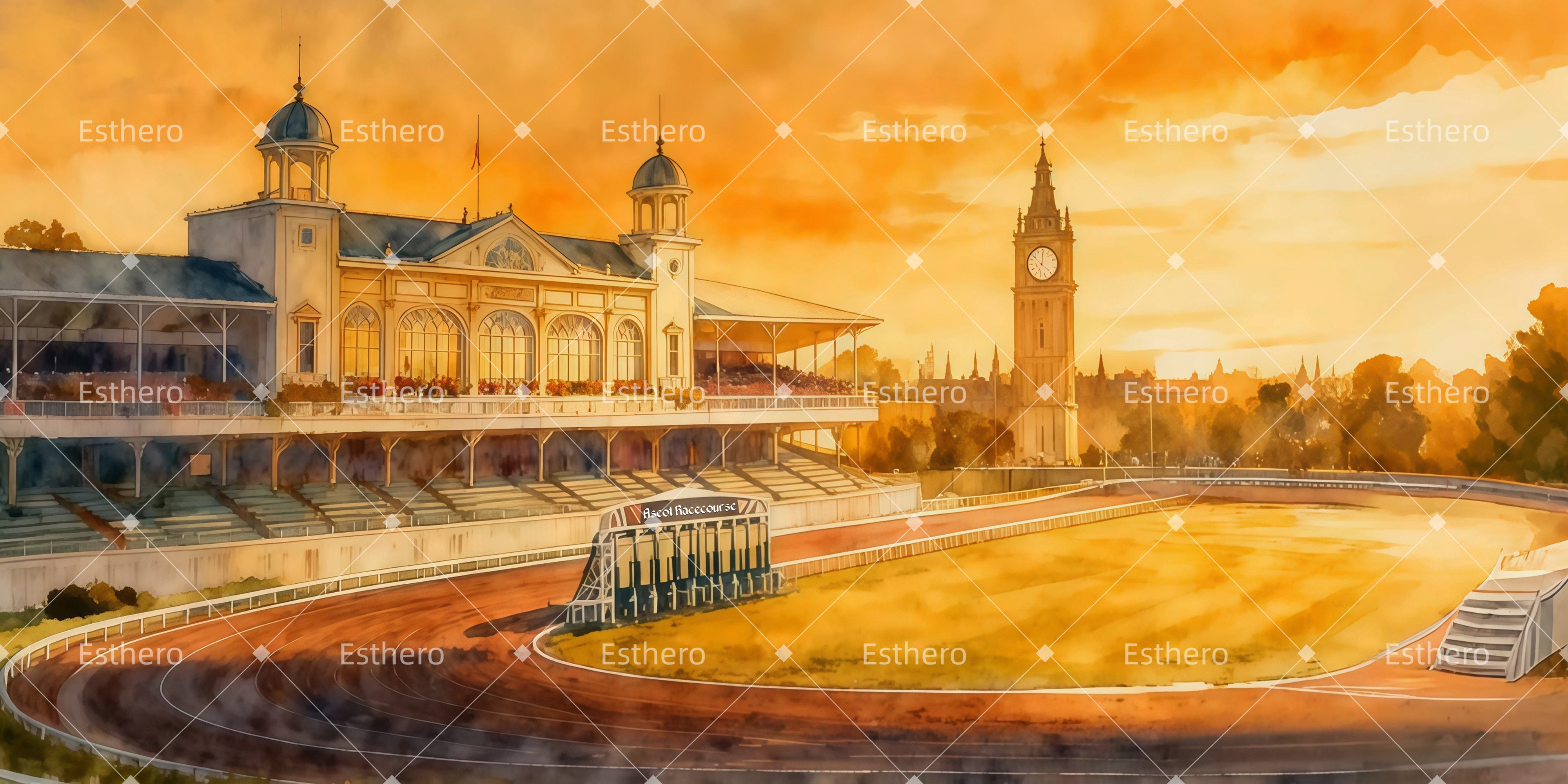 Fond de Scene Photo Hippodrome D’Ascot LXX511-T18