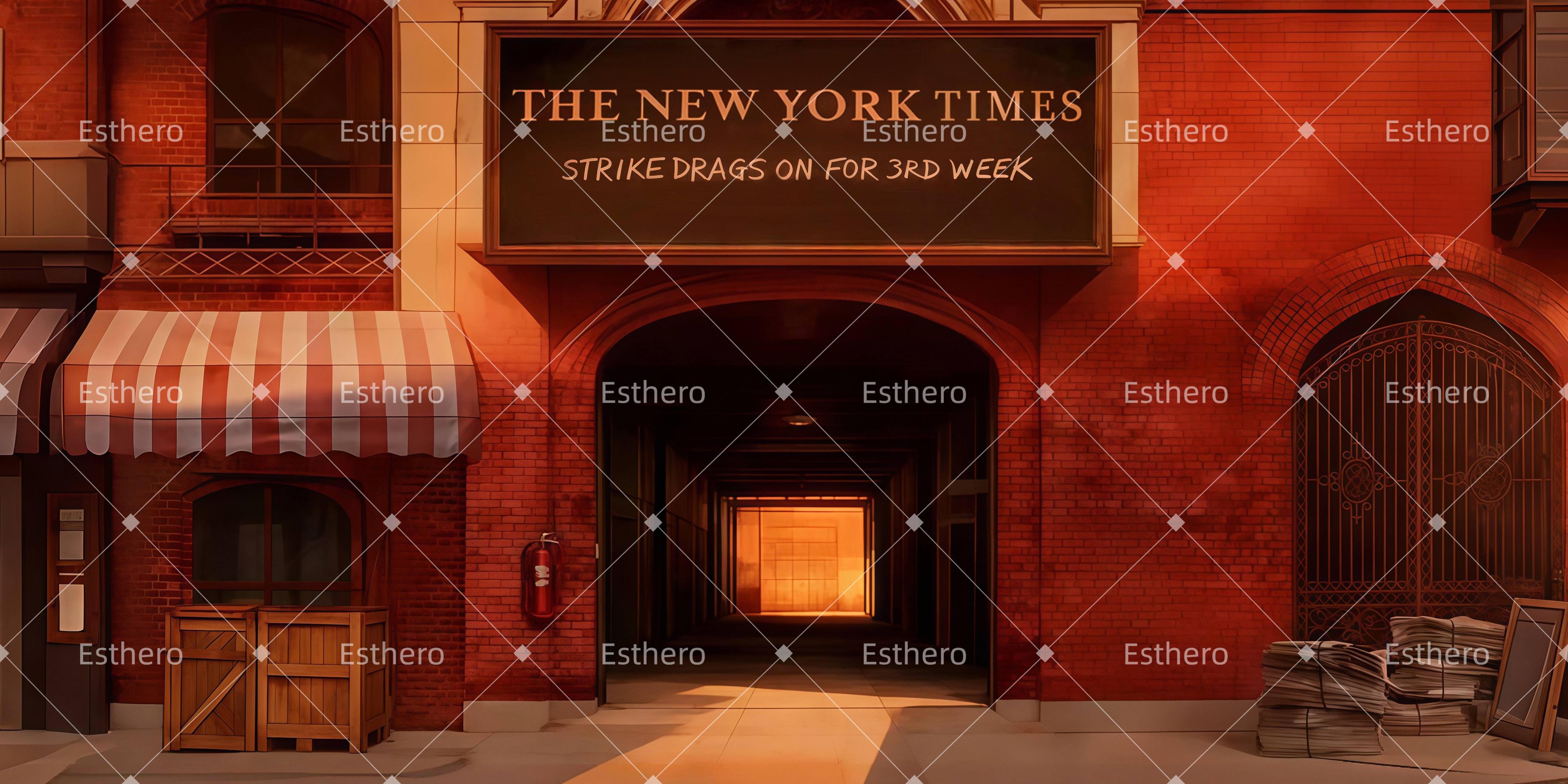 Toile de fond Theatre Centre De Distribution De Journaux LXX511-T29