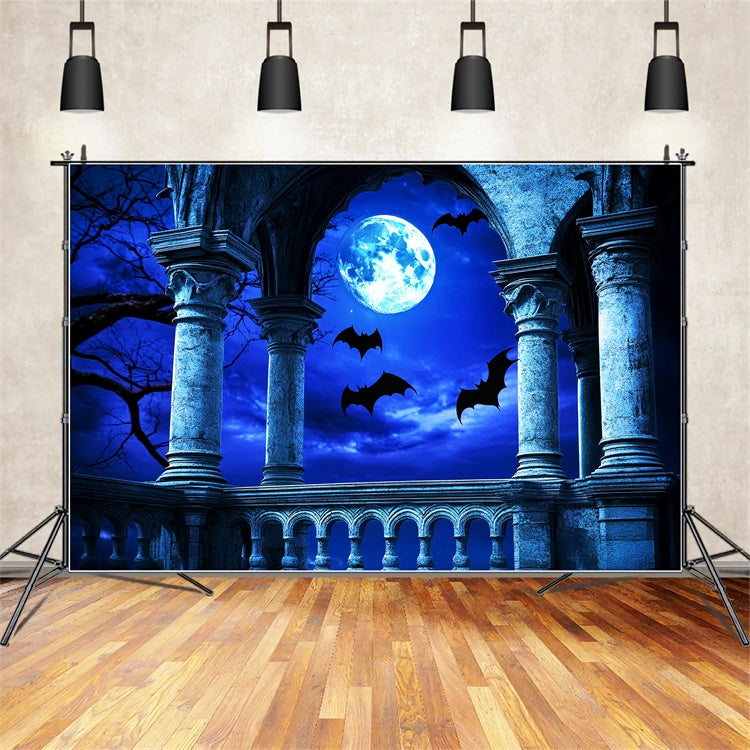 Toile de fond Photo Halloween Arche de Vol de Chauves-Souris LXX57-103