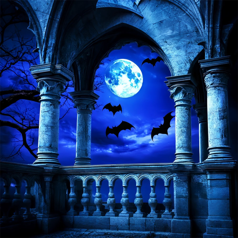 Toile de fond Photo Halloween Arche de Vol de Chauves-Souris LXX57-103