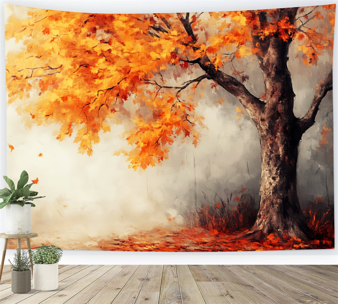 Toile de fond Photo Automne Érable Automne Peint LXX57-165