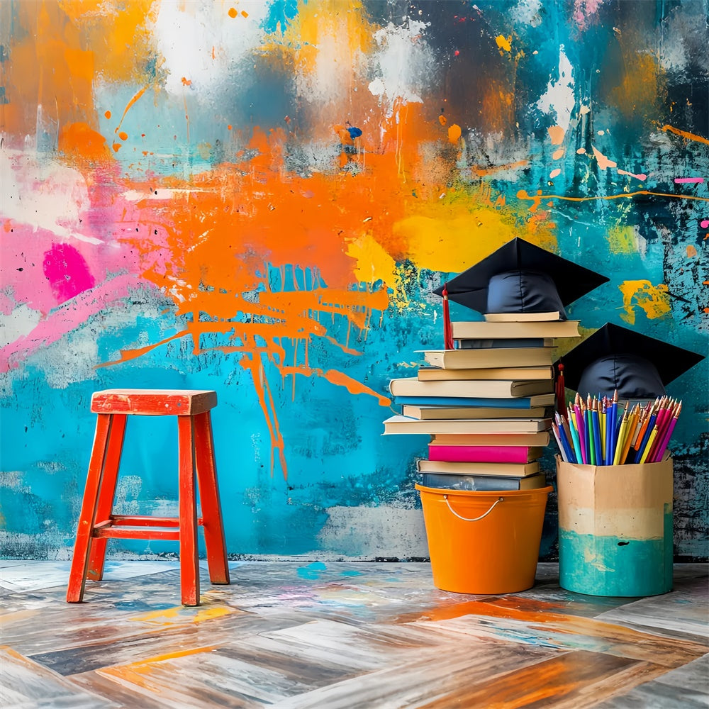 Toile de fond Photo École Mur Graffiti et Études LXX57-18