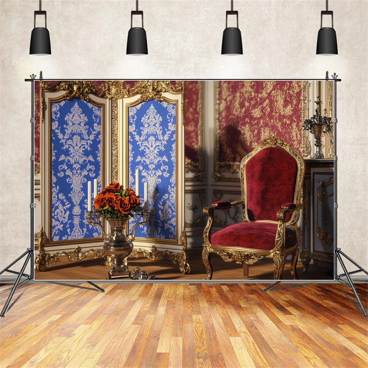 Toile de fond Vintage Salon Aristocrate Ancien LXX57-216
