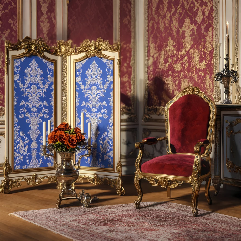 Toile de fond Vintage Salon Aristocrate Ancien LXX57-216