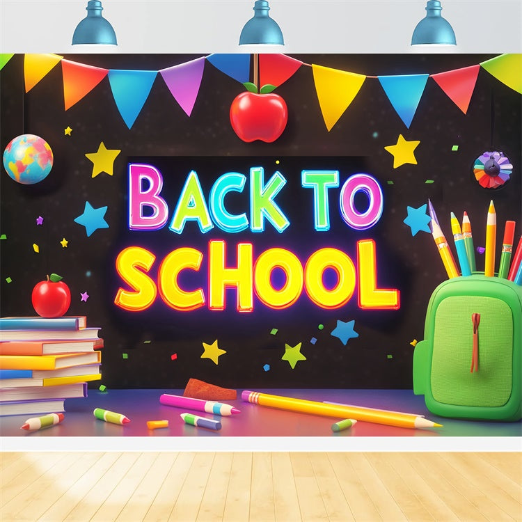 Toile de fond Photo École Explosion de Couleurs Scolaires LXX57-22