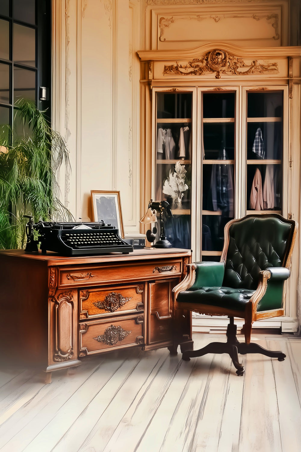 Toile de fond Vintage Salle d’Étude Classique LXX57-231