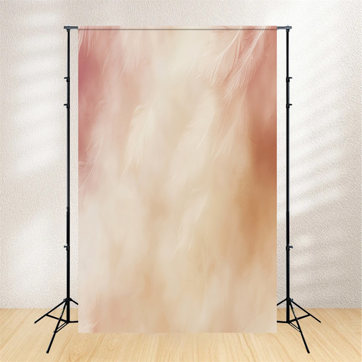 Toile de fond Portrait Éclat Doux Plume Rosée LXX57-253