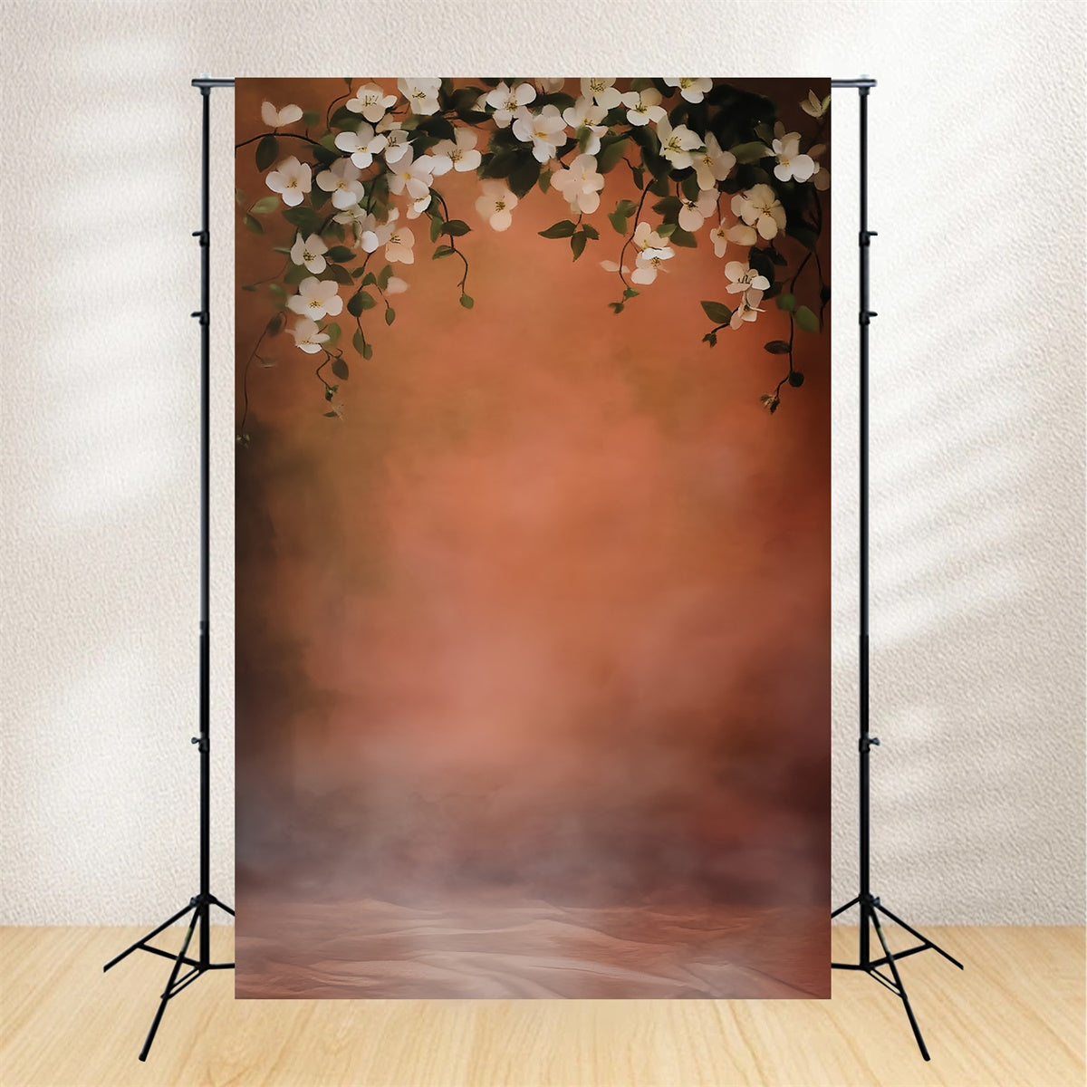 Toile de fond Portrait Famille Fleur Terracotta Chaleureuse LXX57-258